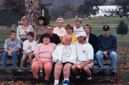 some of the braves who toured Camp with Ballard Oct 2001